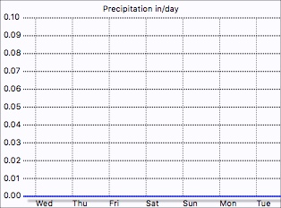 Daily rain graph